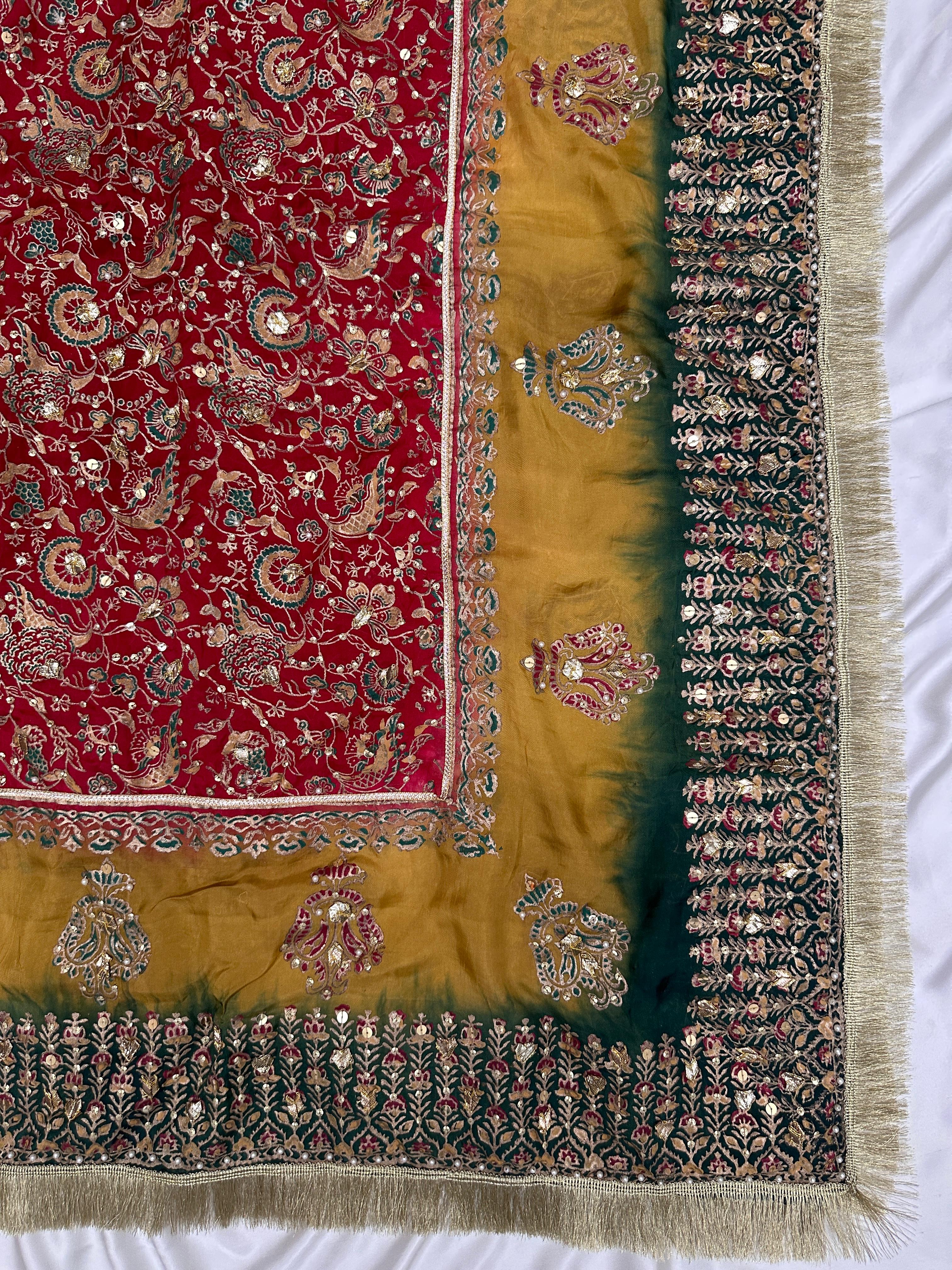 Zarq Gulnar – Handcrafted Raw Silk Set