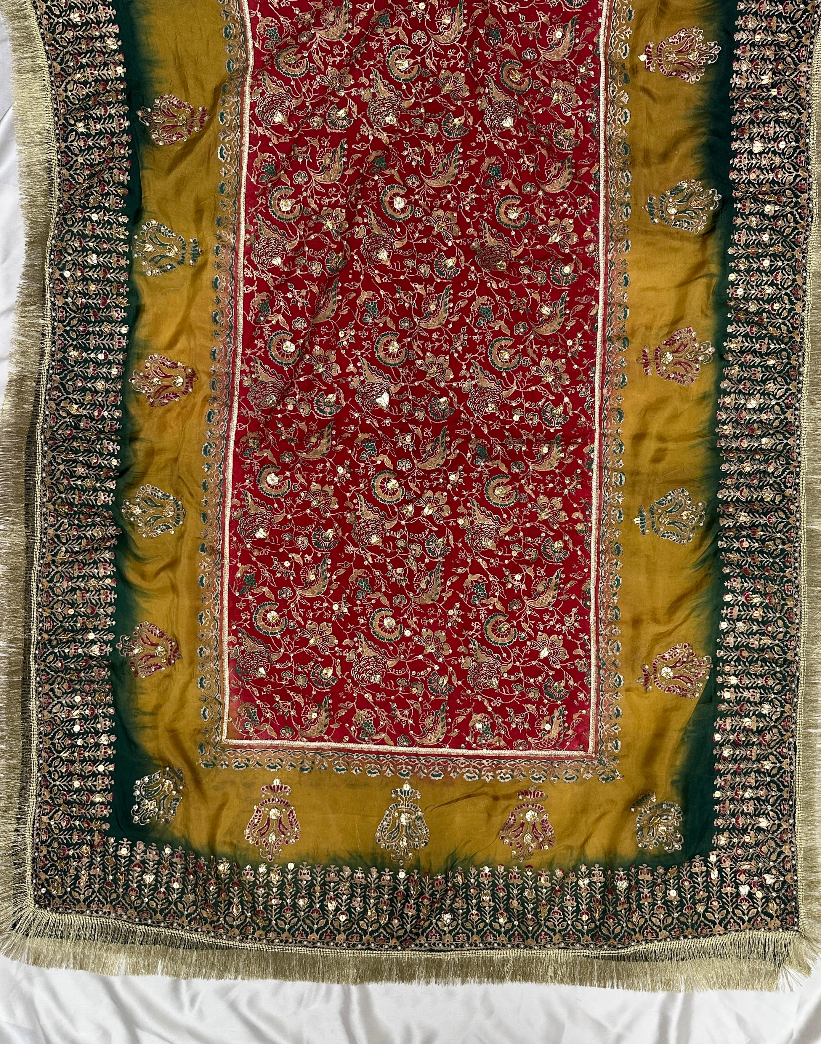 Zarq Gulnar – Handcrafted Raw Silk Set