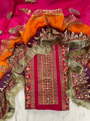 Fuchsia Pink – Elegantly Crafted in Raw Silk